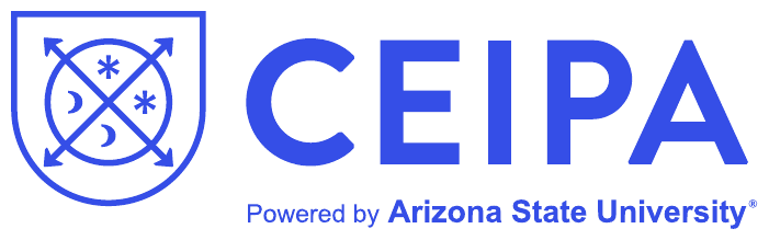 CEIPA logo en color azul