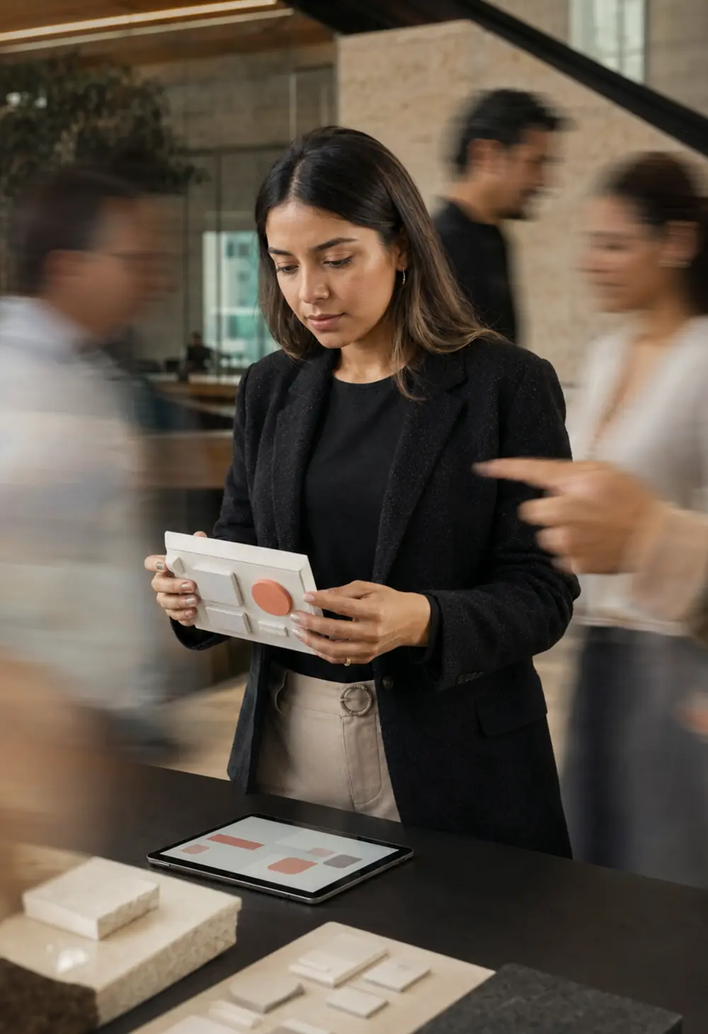 Profesional evalúa un prototipo de digitalización con actores estratégicos.