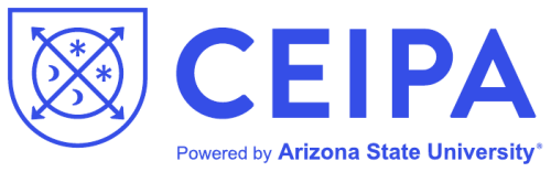 CEIPA logo en color azul